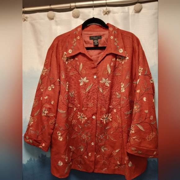 SilkLand Jackets & Blazers - Silk Land Woman Jacket/Blouse Size 3X